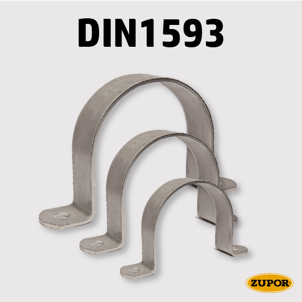 DIN1593 - Heavy sadle - hot dip galva