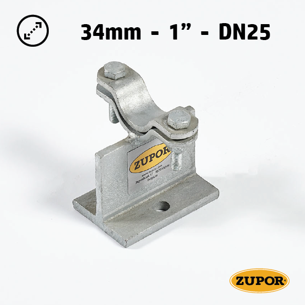 Patin fixe T70 - Ø34 - 1" - DN25