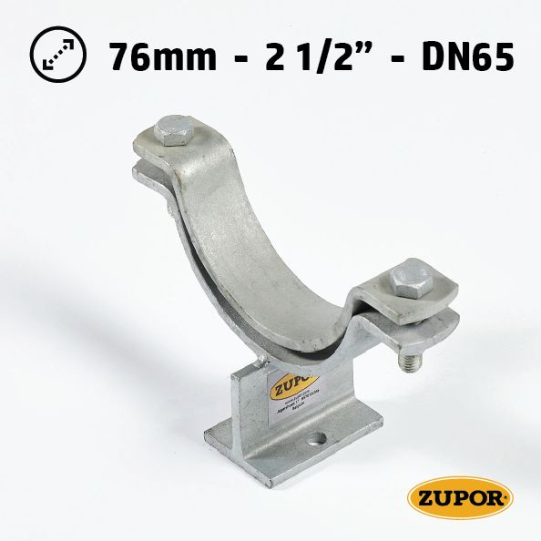 Patin fixe T70 - Ø76 - 2 1/2" - DN65