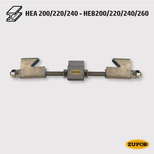Balkklem voor HEA200/220/240 HEB200/220/240/260