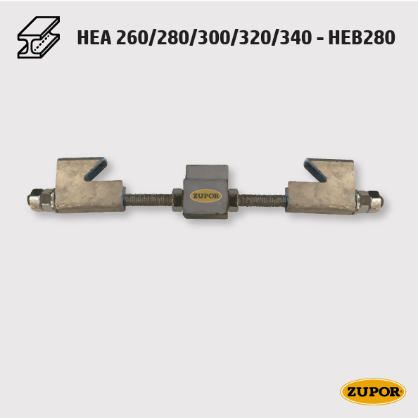 Pince à poutre pour HEA260 à HEA340