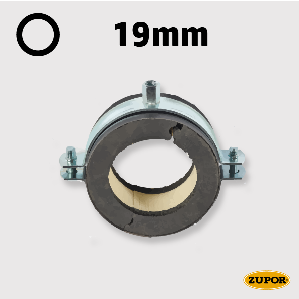 Pirflex leidingdrager met beugel - buis Ø48 - dikte 19mm