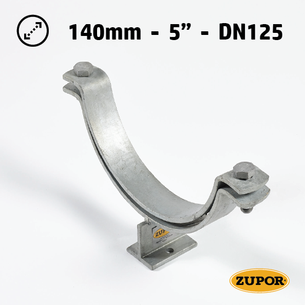 Vaste pijpschoen T70 - Ø140 - 5" - DN125