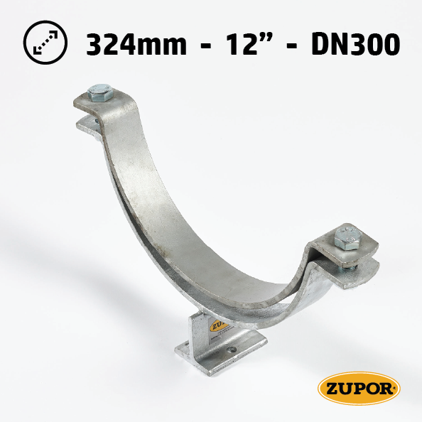 Vaste pijpschoen T70 - Ø324 - 12" - DN300